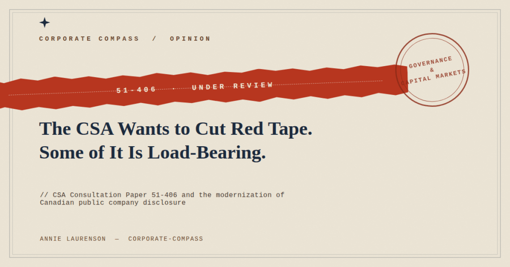 The CSA Wants to Cut Red Tape. Some of It Is&nbsp;Load-Bearing.